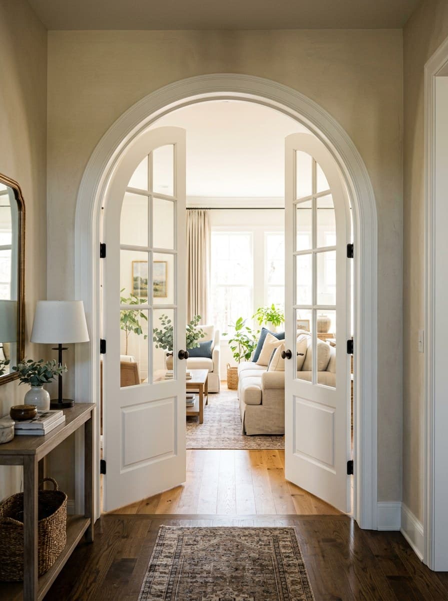 Arched casing, double entry in Etobicoke